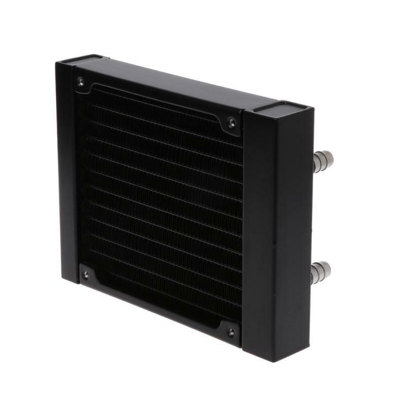Water Cooling 120mm 12 Tubes Aluminum Radiator CPU Heat Sink Exchanger For PC