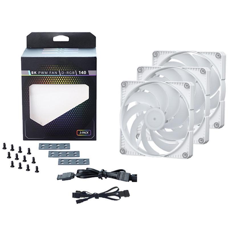 14cm Mute ARGB Desktop Host PC Chassis Cooling Fan Computer Heatsink Cooler