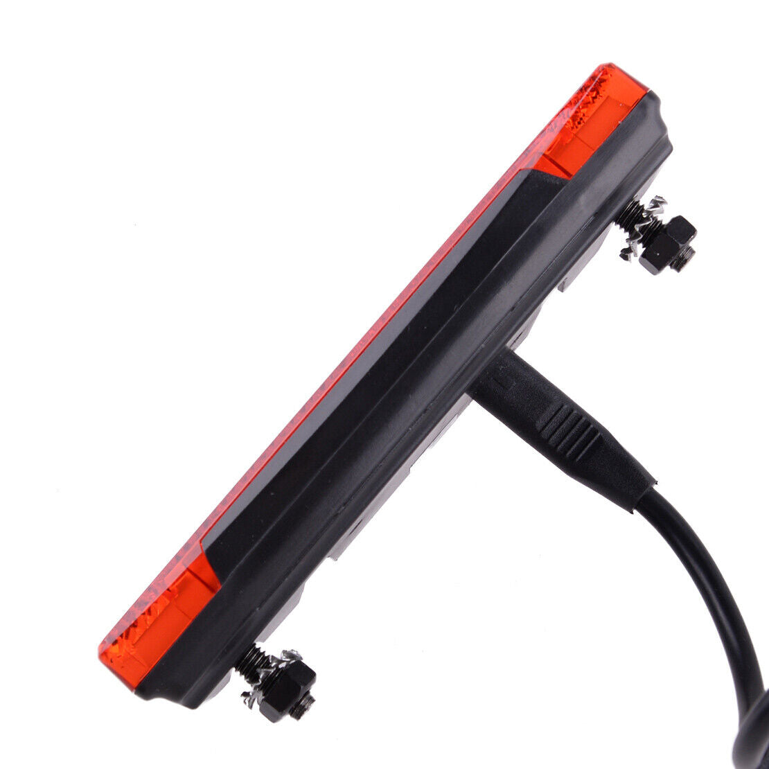 Waterproof Rear Light Tail Light LED Safety Warning Lamp For 24V/36V/48V E-bikes