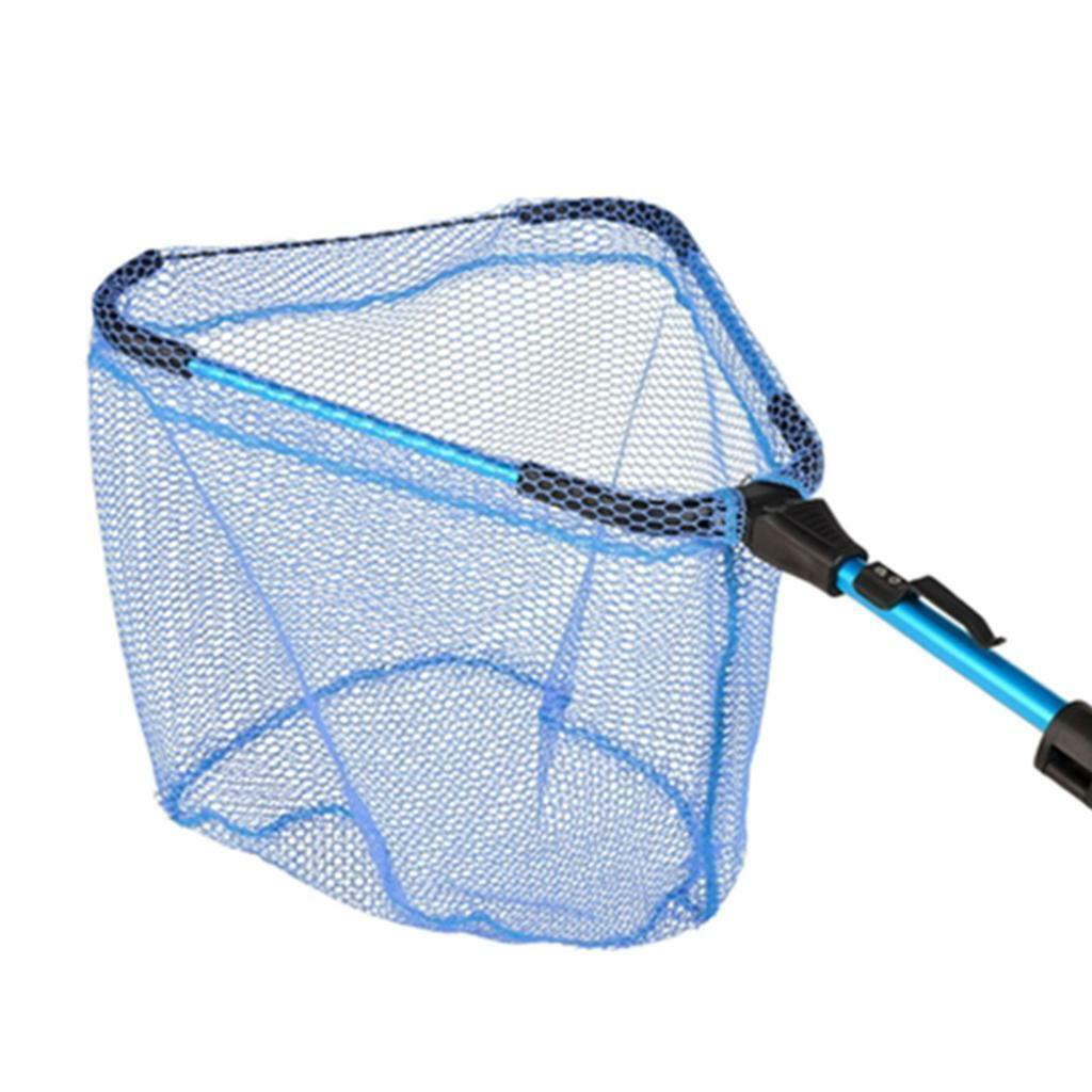 Collapsible Fly Fishing Landing Net Bass Trout Net &EVA Non-Slip Handle