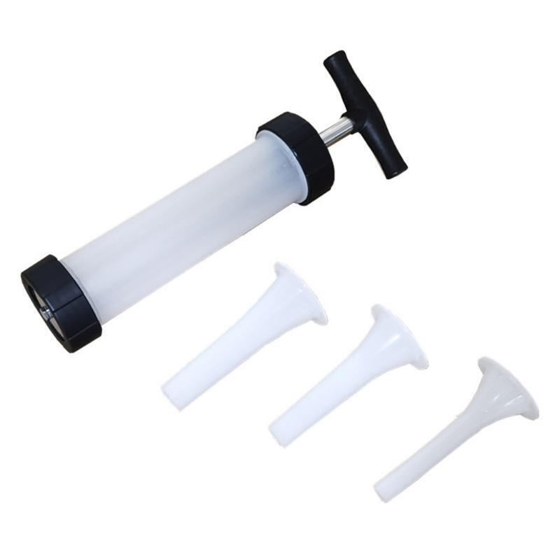 Manual Injector Syringe Gun Hand Push Tube Party Dining Table Food Making Tool