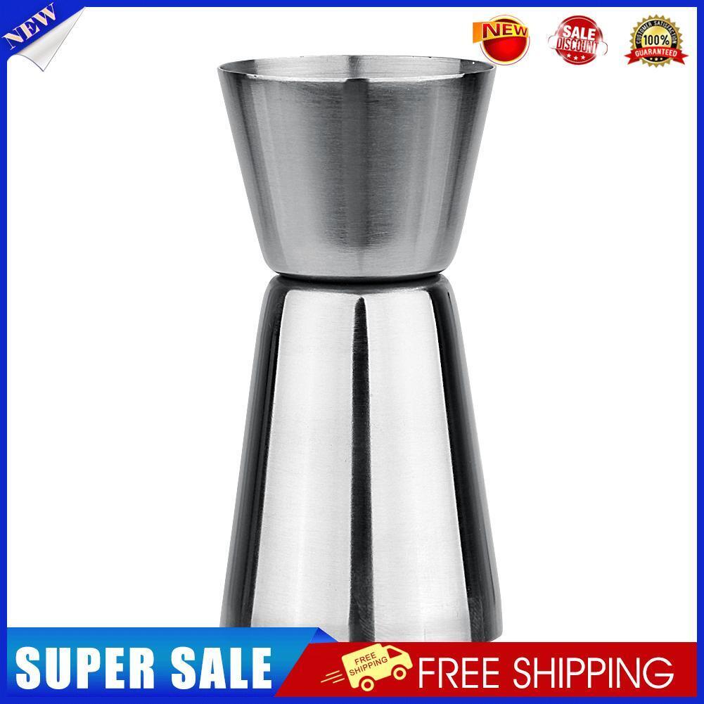 Wine Cocktail Shaker Jigger Single Double Shot Drink Measure Cup (25-50ML)