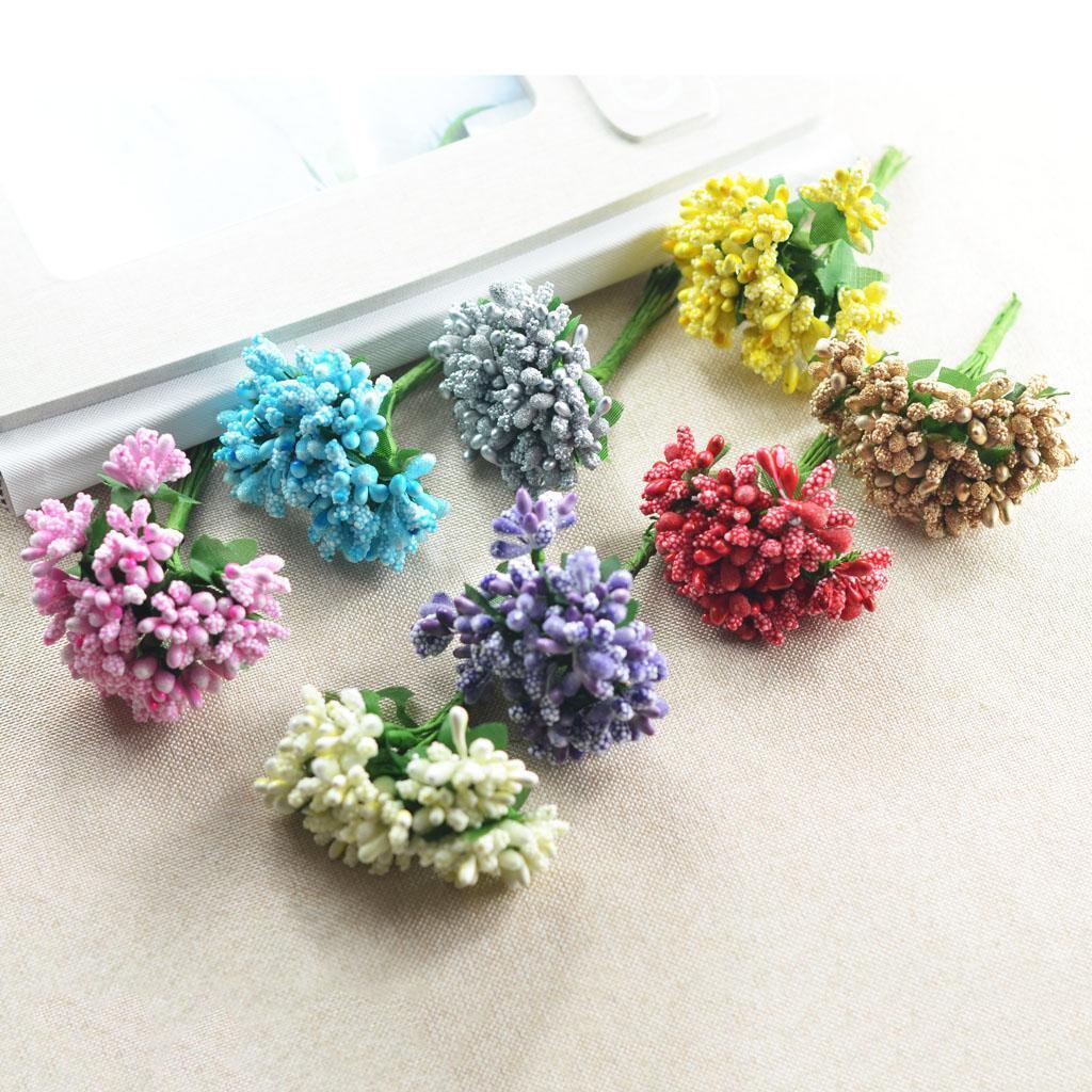 Artist Gather Two Bunch of 24pcs  Stamen Pistil for Wedding