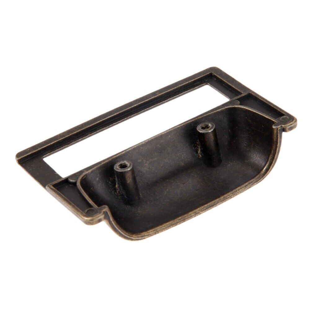 Office Library File Cabinet Drawer Tag Frame Label Holder Pull Handle 81*51mm