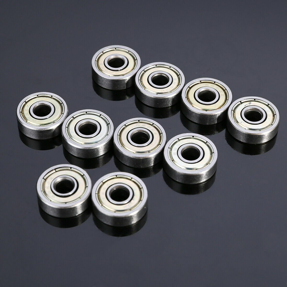 10pcs 625ZZ 5mm*16mm*5mm Carbon Steel Single Row Deep Groove Radial Ball Bearing