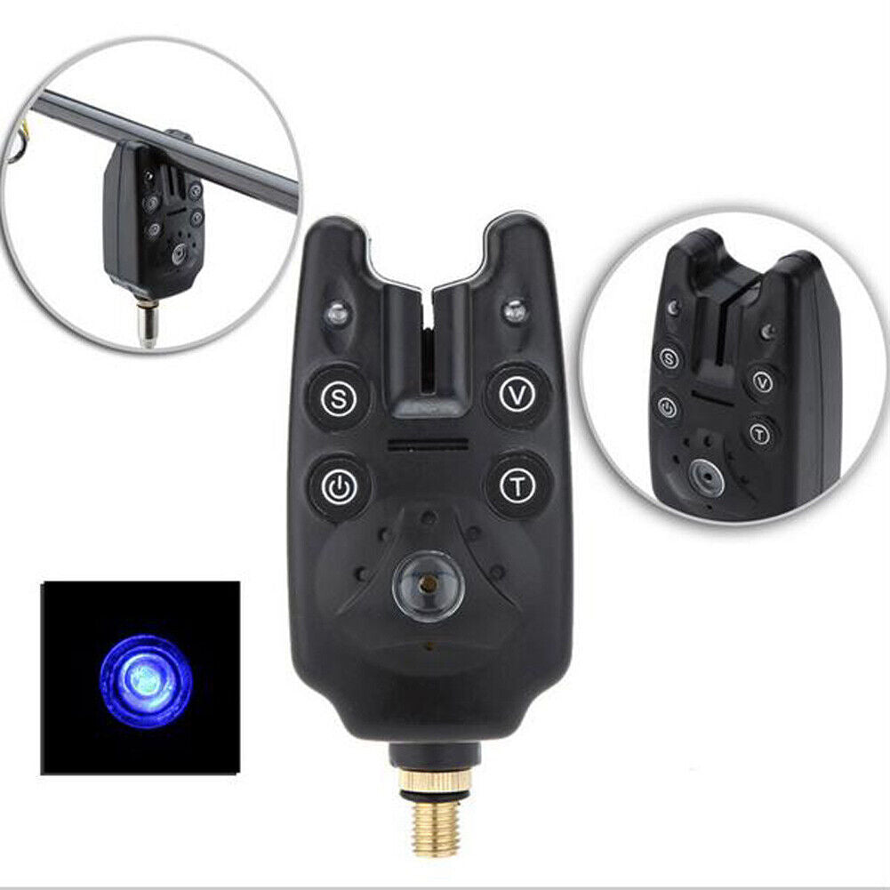 WaterResistant 2 LEDs Adjustable ToneVolume SensitivitySound Alert Fishing