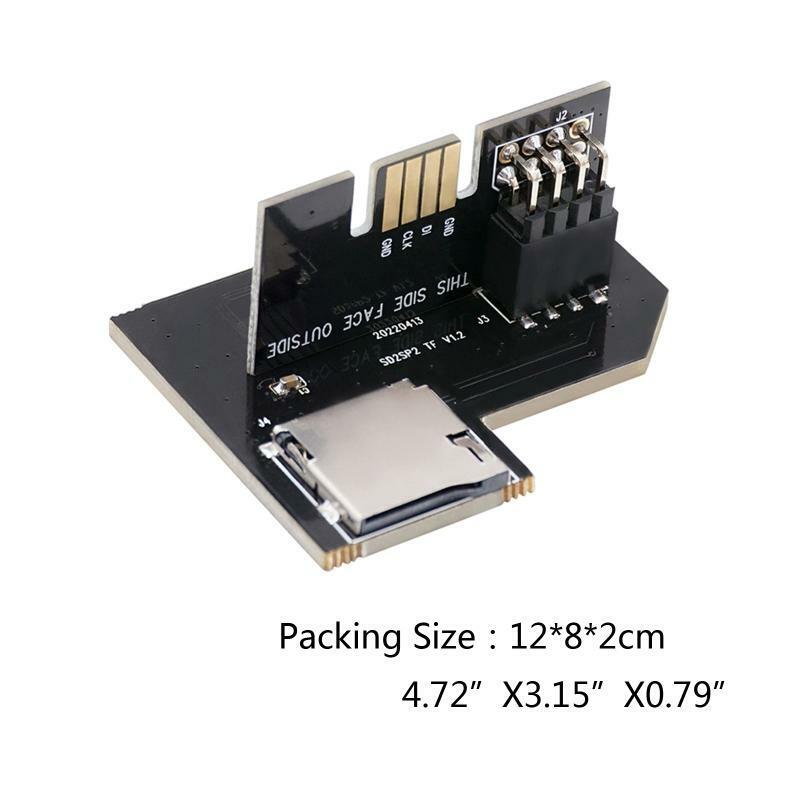NGC SD2SP2 PRO Adapter with Control LEDs Indicator Micro SDCard TFCard Reader