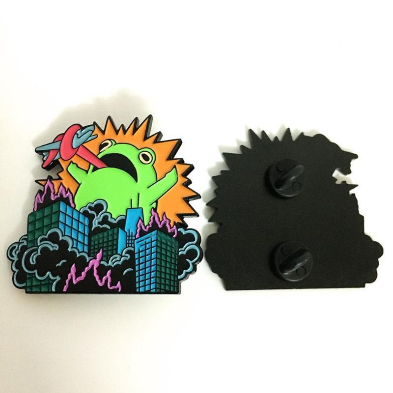 Japan and South Korea Creative Trend Animal Cartoon Cute City Frog Brooch