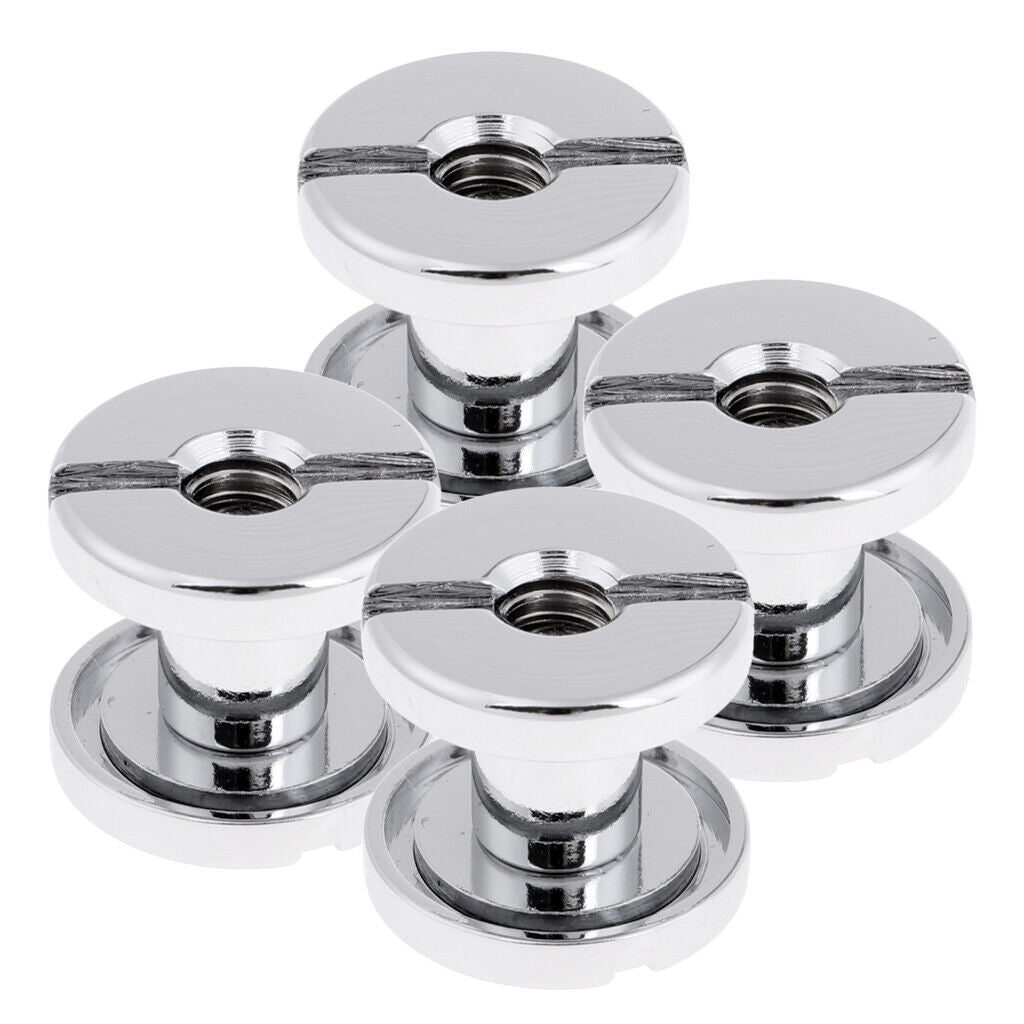 4Pc Heavy Duty Book Screw Back Plate Hardware for Scuba Diving BCD Equipment