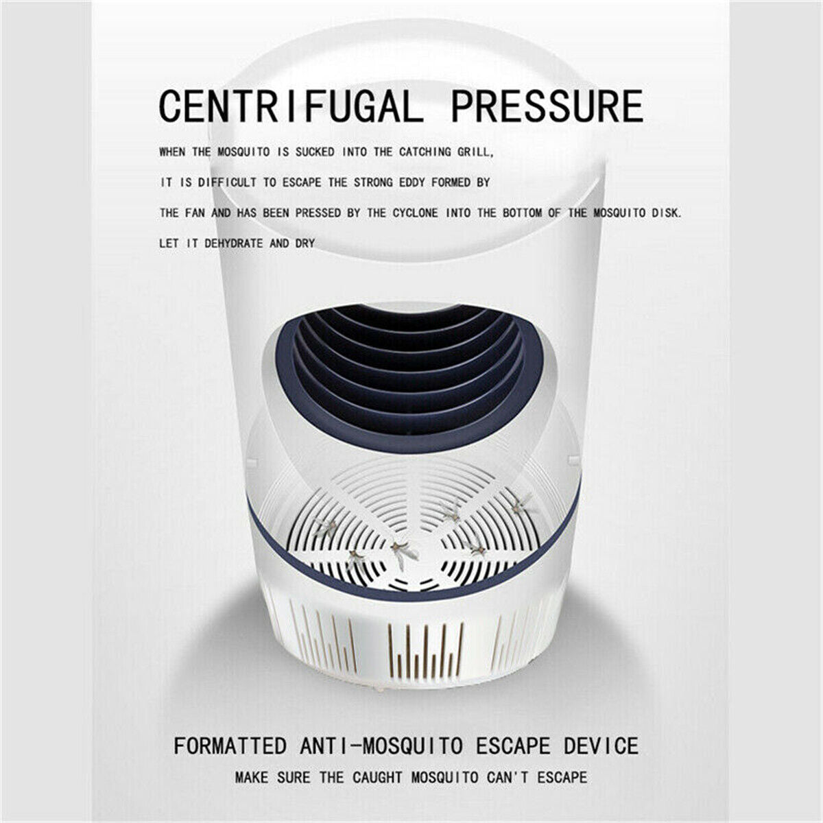 Mosquito Killer Lamp Insect Catcher USB Electric LED Light Fly Bug Zapper Trap