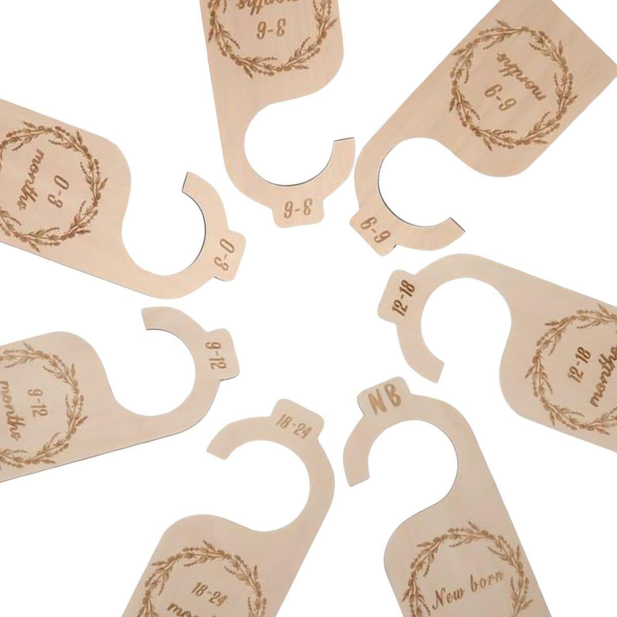 14x Baby Closet Divider Hanging  Clothes Nursery Closet Organizers
