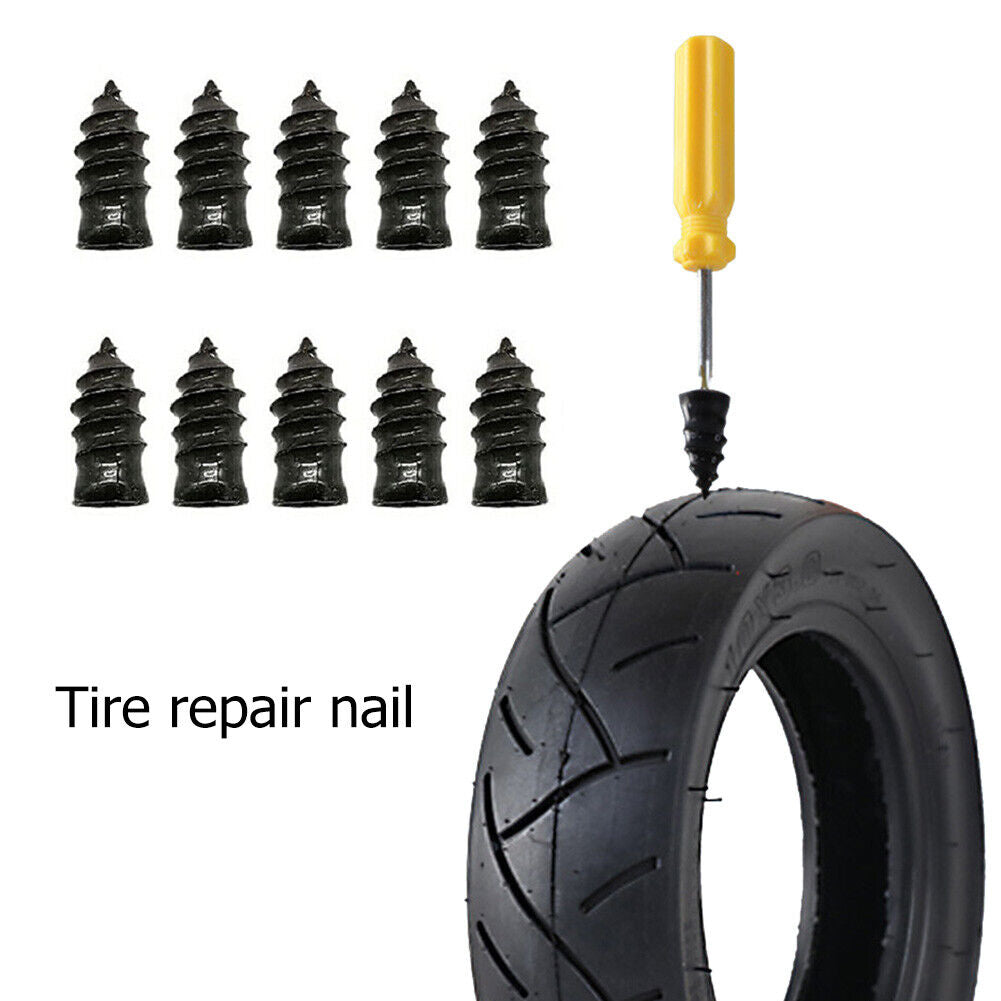 50pcs Universal Motorcycle Vacuum Tire Repair Nail Tyre Rubber Nails (S+L)