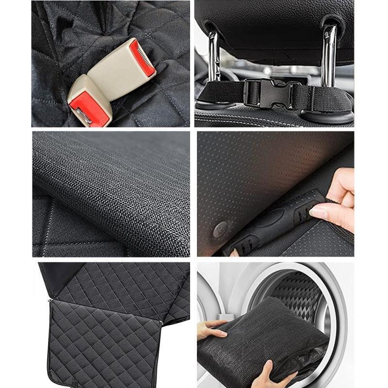 Waterproof Cover Protector Safety Travel For Dog Carrier Car Rear Back Seat Mat