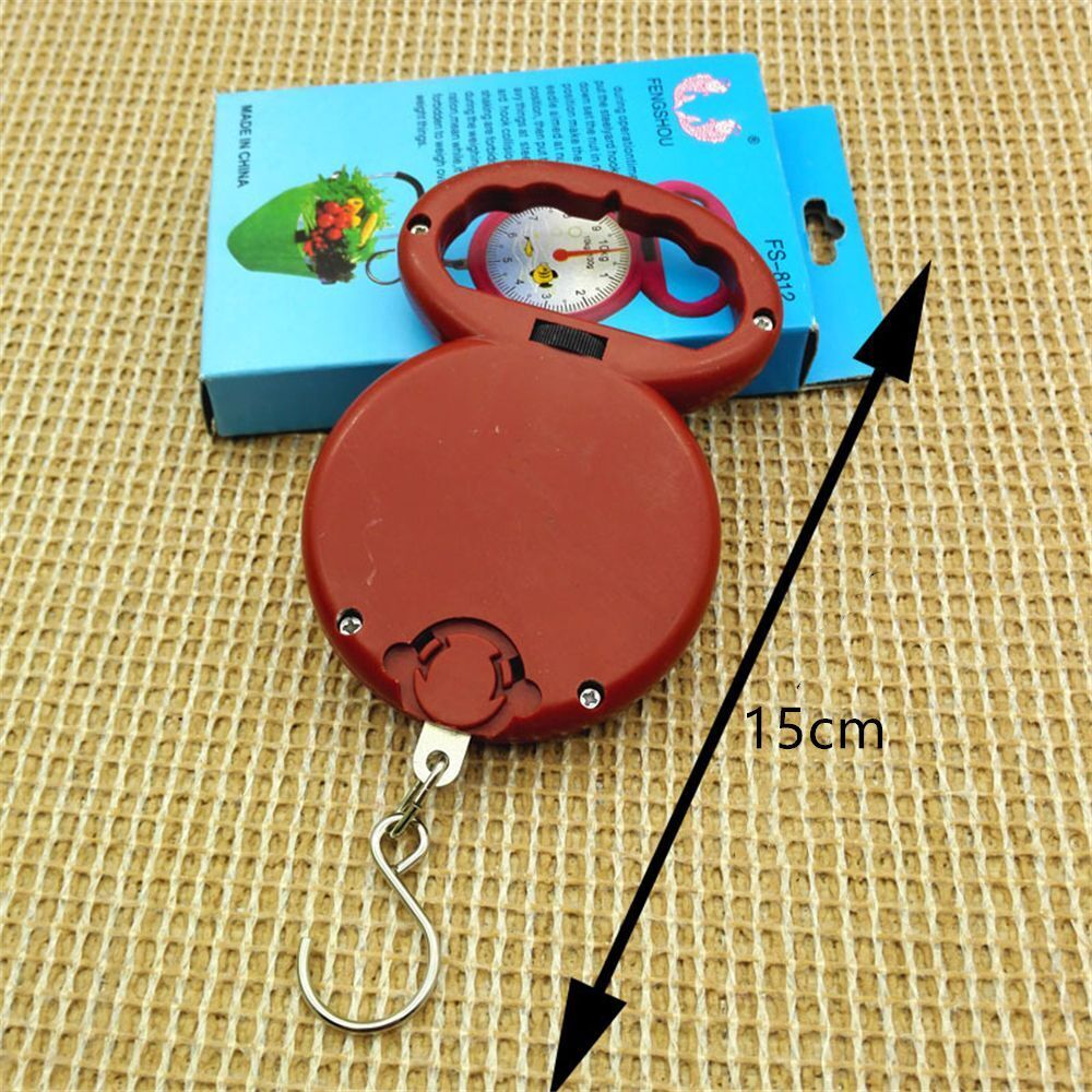 Hook Weighing Portable Hanging Scale Numeral Pointer 10kg Weighing Spring Scale