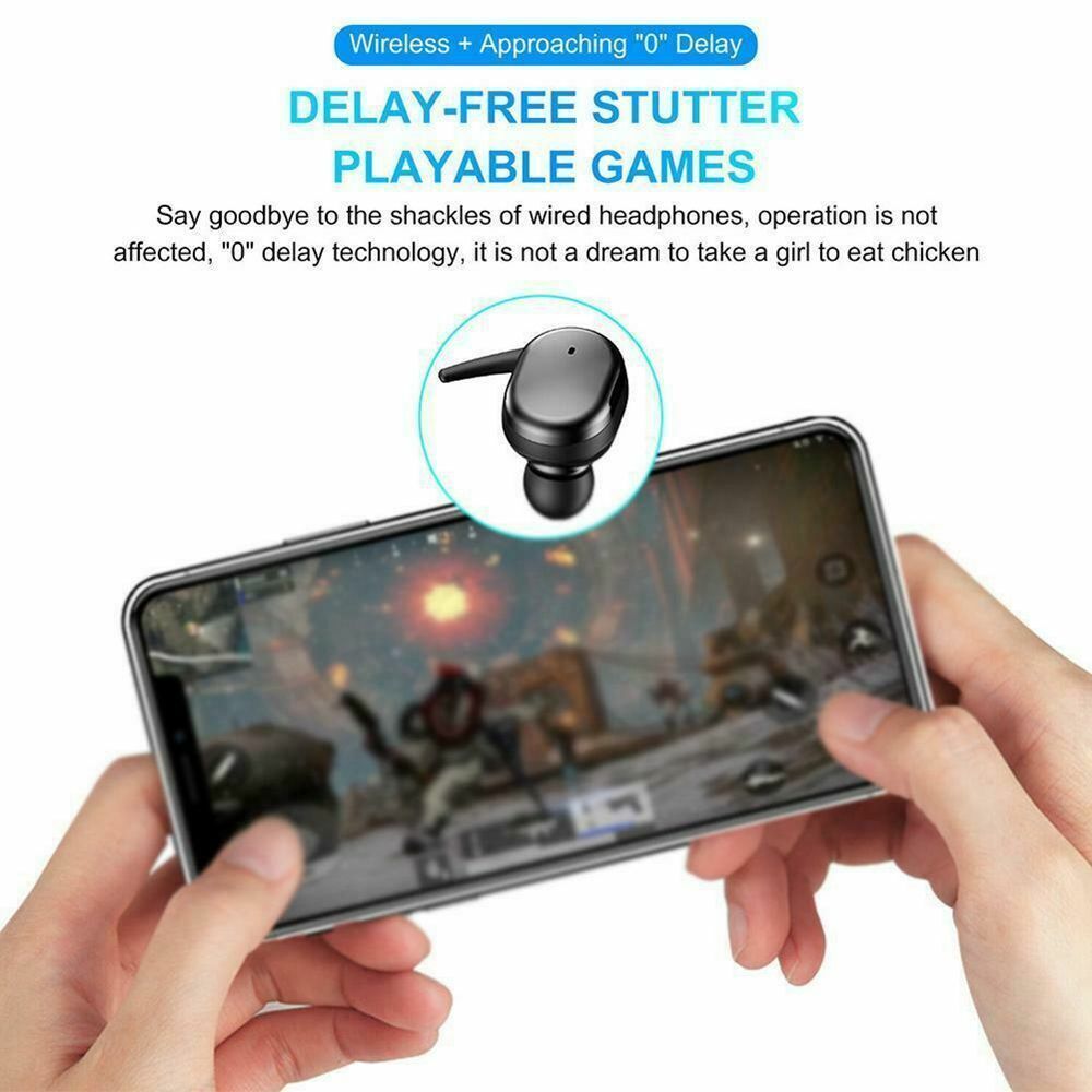 TWS Headphones In-Ear Bluetooth 5.0 Wireless MINI Earphones For iOS/Android