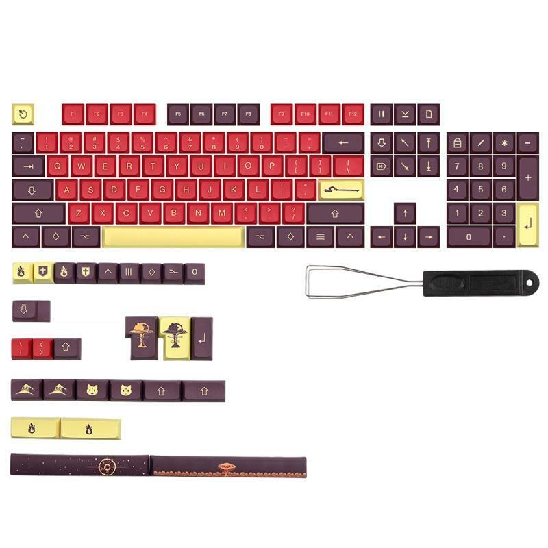 Explosion 130-Key Keycaps XDA Dye Subb for Cherry MX Switch Mechanical Keyboard