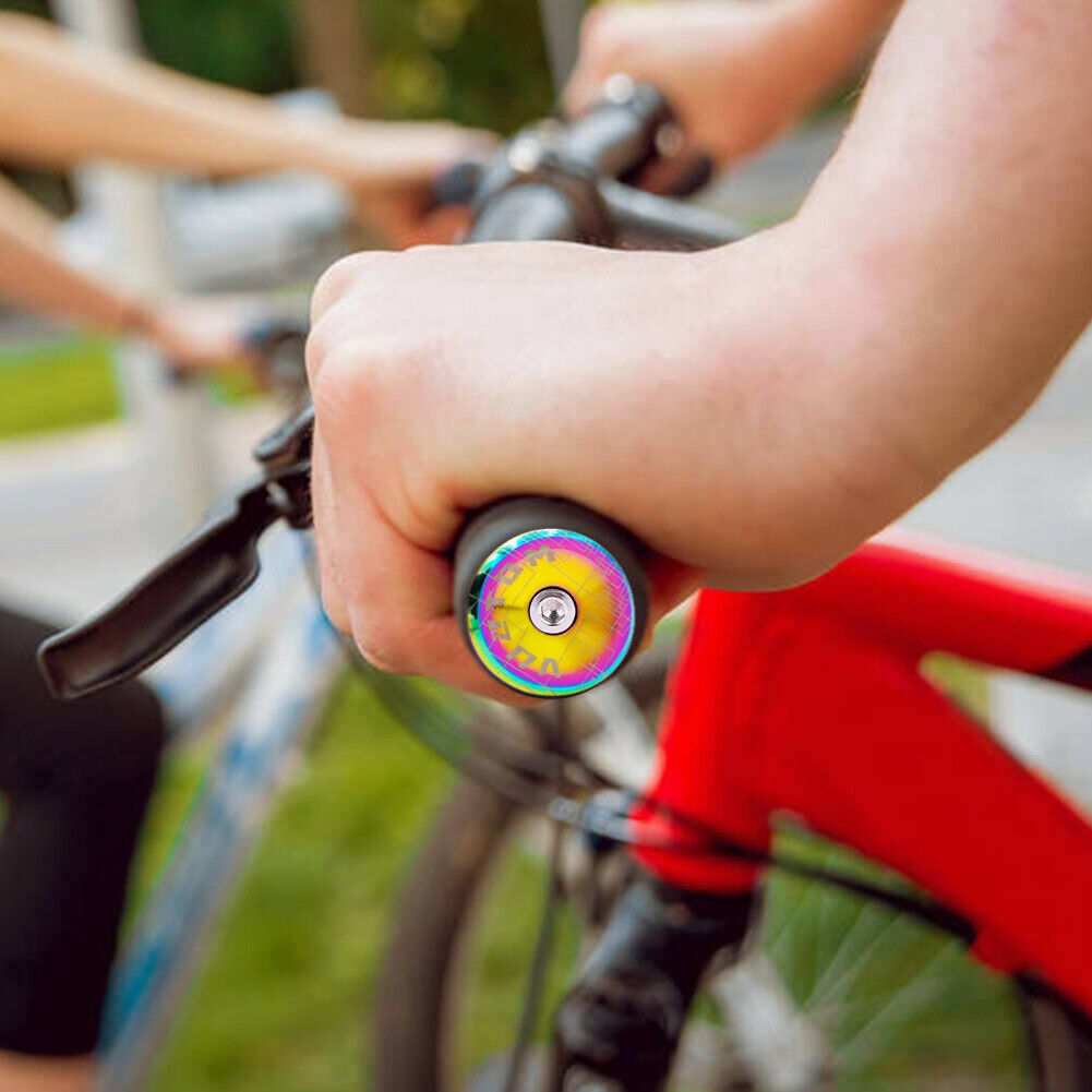 1 Pairs Bike Handlebar End Plugs MTB Cycling Aluminum Handle Bar Grips Cap