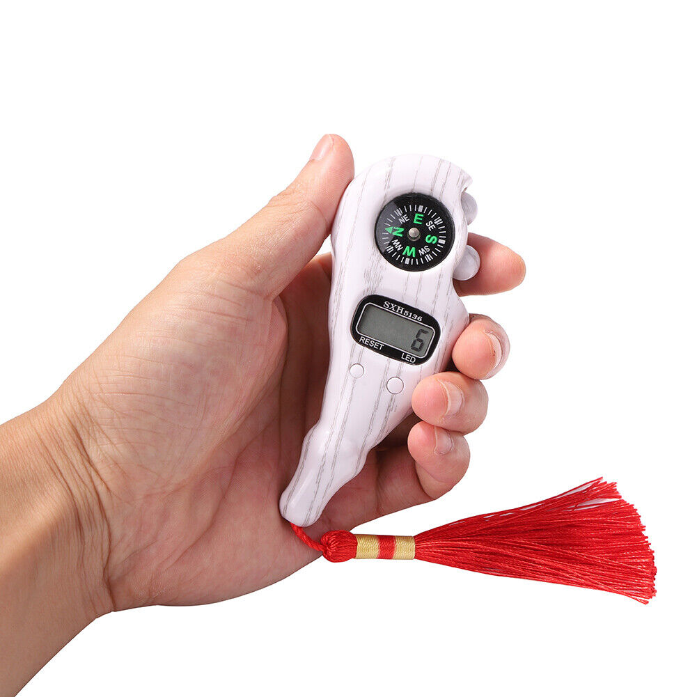 2040S Tassel Digital Prayer Beads Counter LED Compass for Meditation (35)