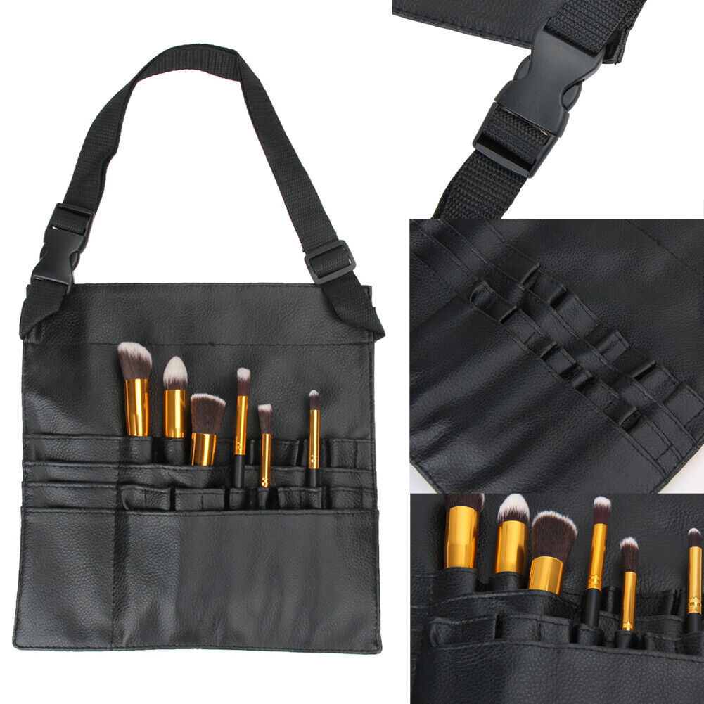 Pro Makeup Cosmetic 18 Pockets  Artist Brush Apron Belt Strap Bag Case