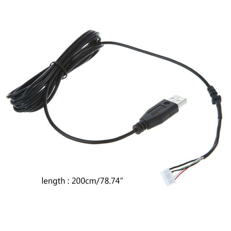 Soft Durable Mouse Line Replacement For Razer DeathAdder 2014 1800DPI Mouse 2m