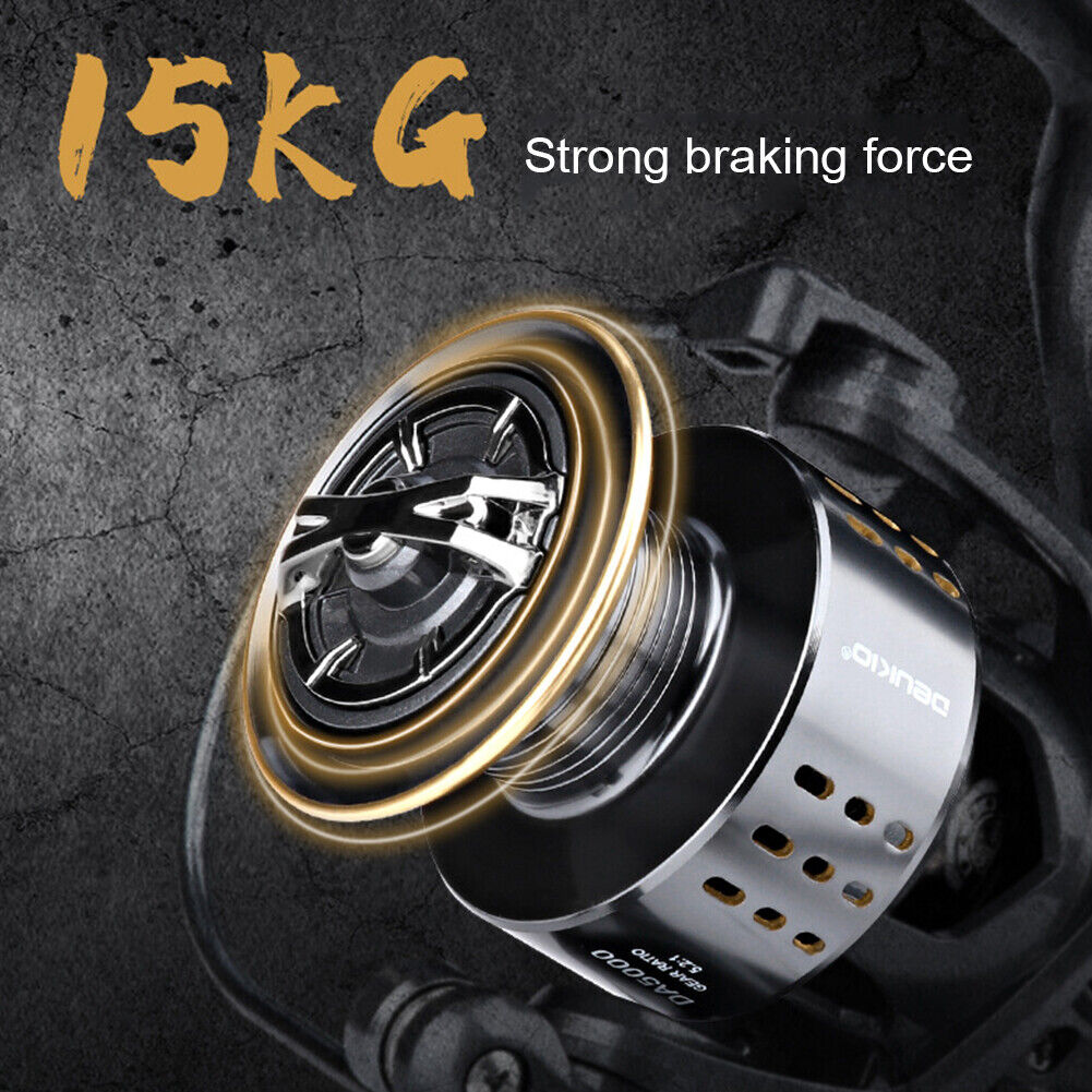 15-20kg Max Drag Spinning Fishing Reel 5.2/1 Speed Ratio Tackle (DA5000)