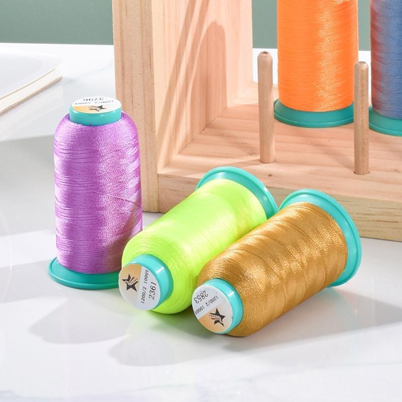 Spools Wooden Thread Rack Thread Holder Organizer for Sewing Embroidery Quilting
