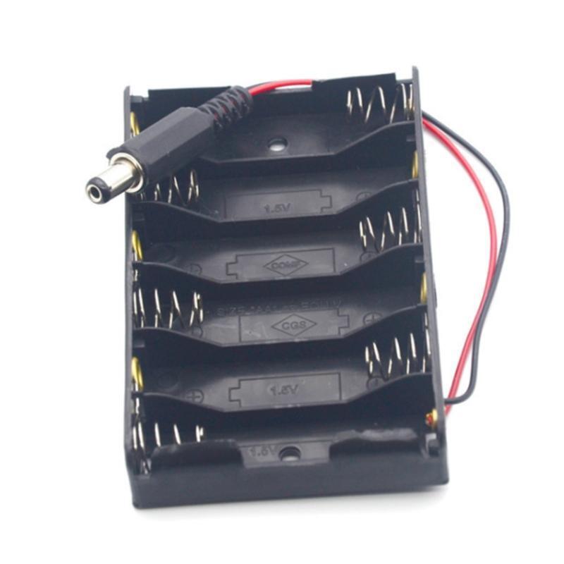 Storage Box?Support Box for Size 6 AA Battery, Leader Box with 6 Slots