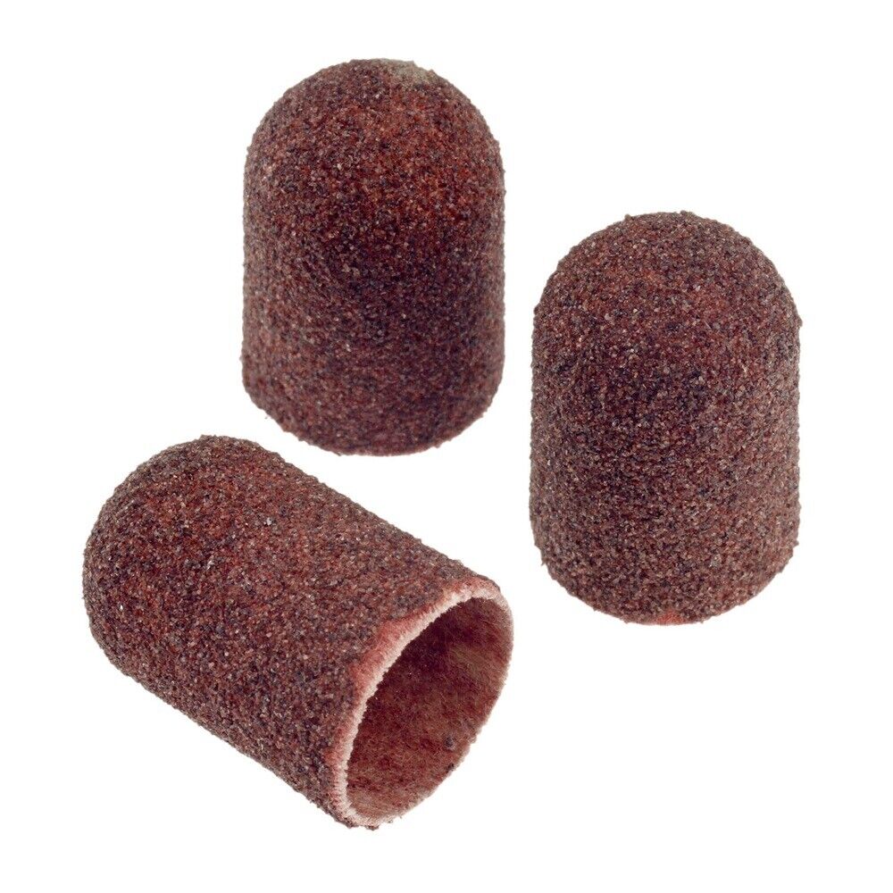 10Pcs Nail Salon Manicure Pedicure Sanding Caps Replacement Callus Surface File