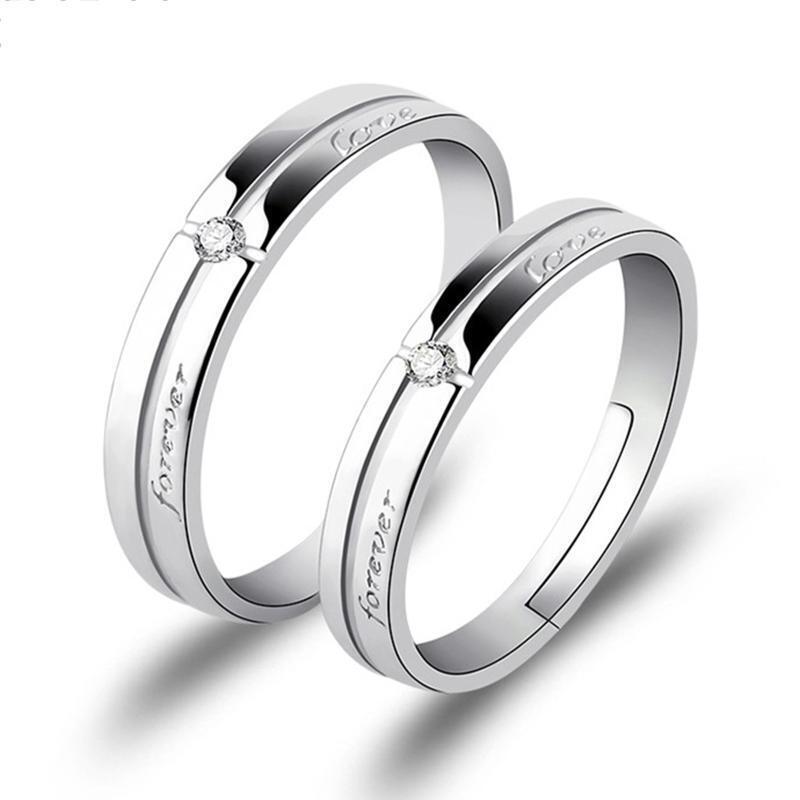 Couple Rings Wedding Rings Men Women Promise Ring Set Romantic Jewelry Ring