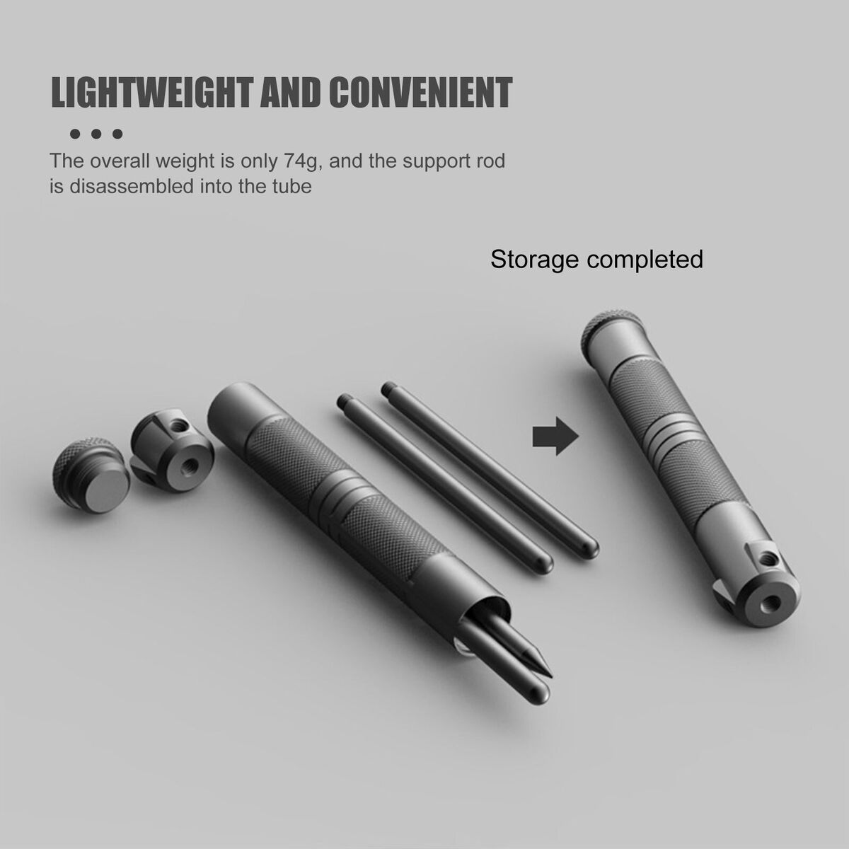Outdoor Foldable Triangular Stable Support Equipped with Ground Spikes