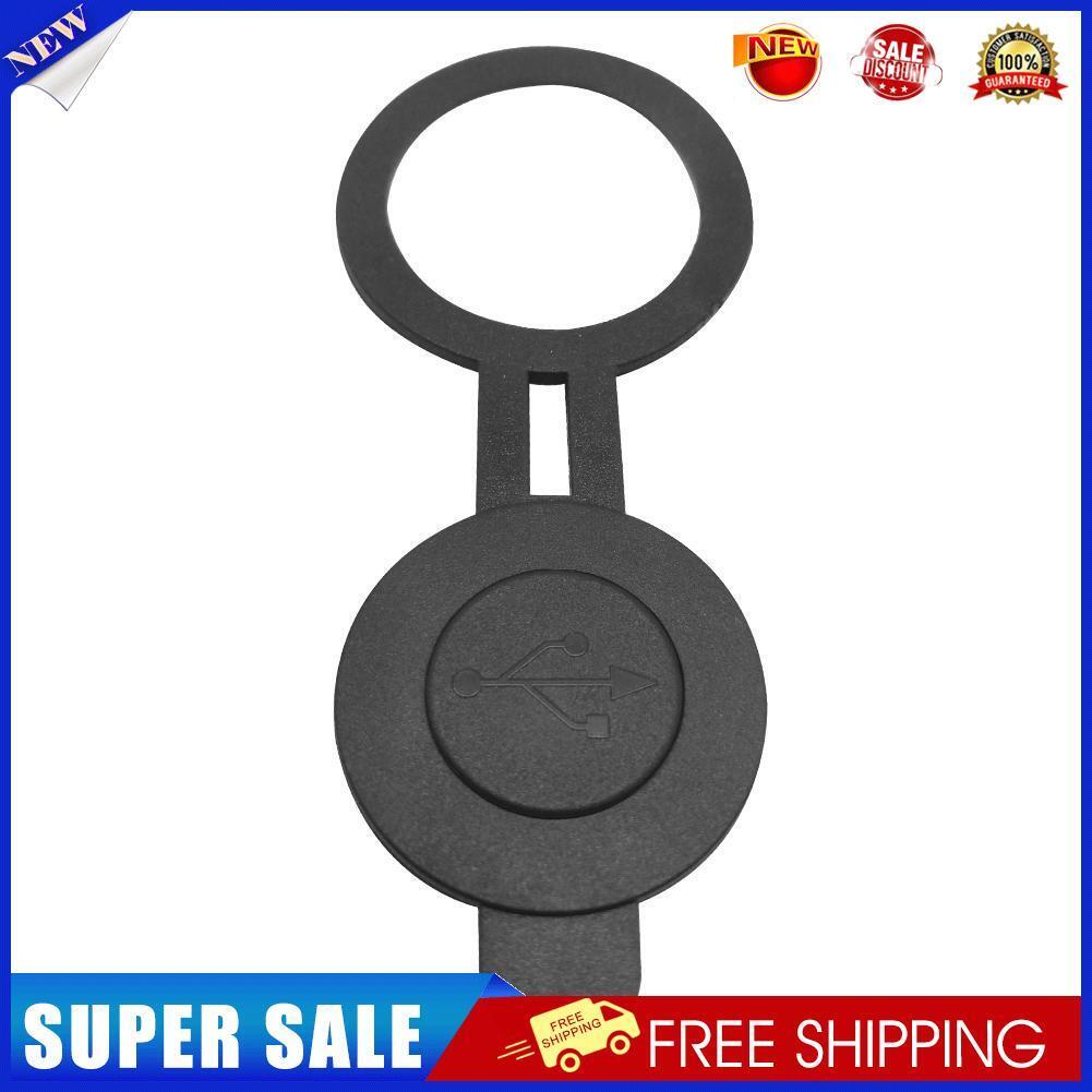 30mm Dia Round Waterproof Dust Cover for Dual USB Car Motorcycle Charger
