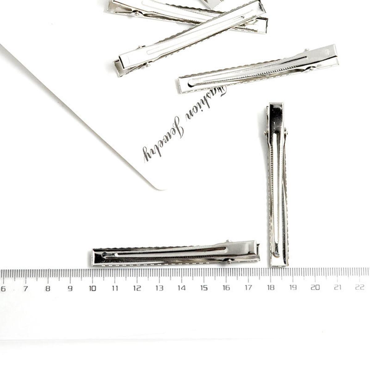10pcs/lot Metal Crocodile Clips Cable Testing Metal Alligator Clips Clamps Hair