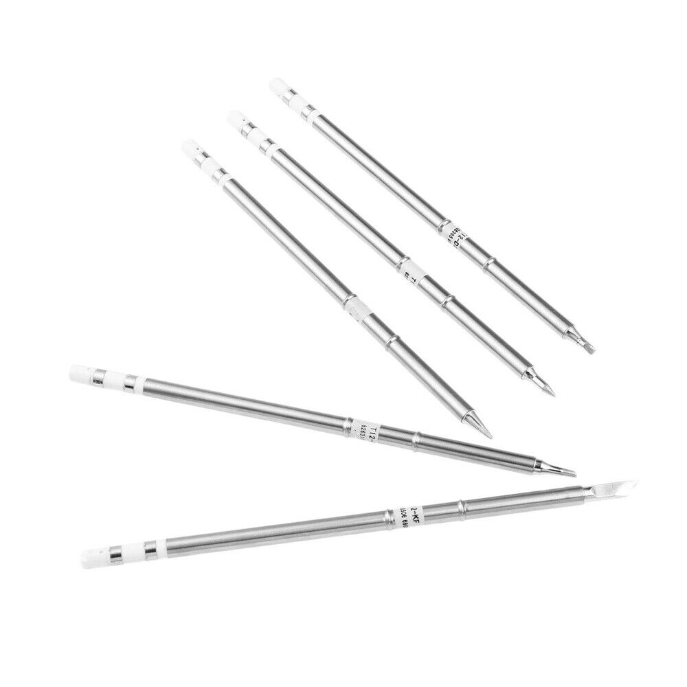 Replacement T12-BC2 T12-KF T12-D24 T12-IL T12-B2 Soldering Iron Tip Tool 5PCS