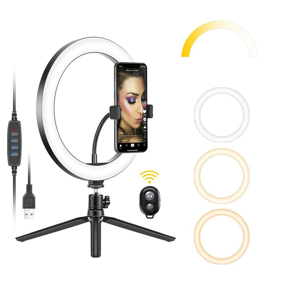 Ring Fill Light with Tripod Stand Photography Lighting For Tik Tok Youtube
