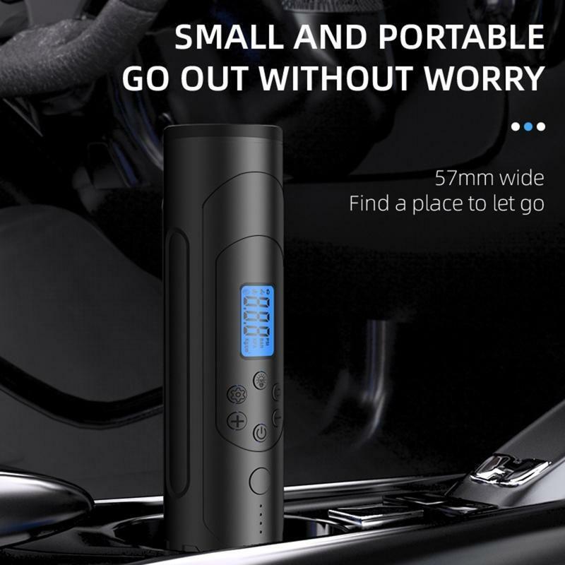 Fast Inflation Smart Air Pump Electric Tire Inflator Preset Tire Pressure