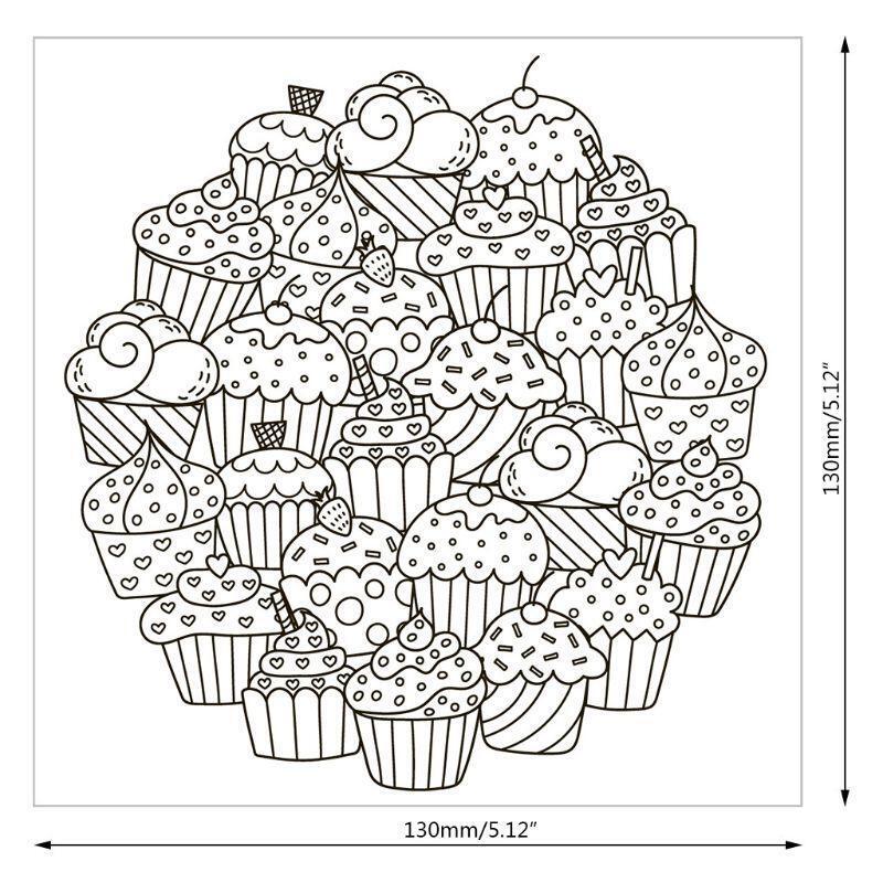 Sweet Cake Transparent Clear Silicone Stamp Seal For DIY Scrapbooking Photo