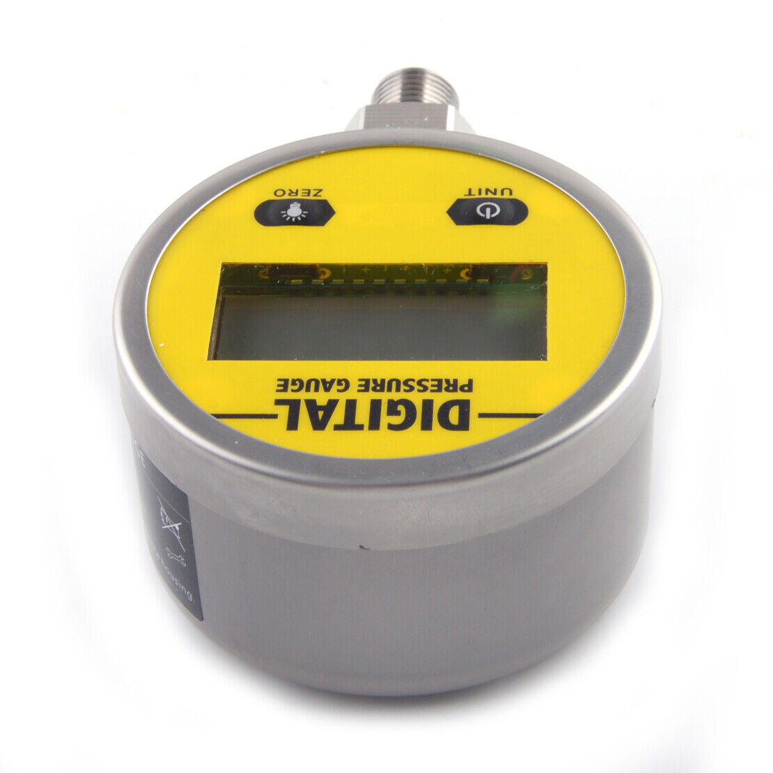 LCD Digital Hydraulic Pressure Gauge 250BAR 3600PSI BSP1/4 Base Entry