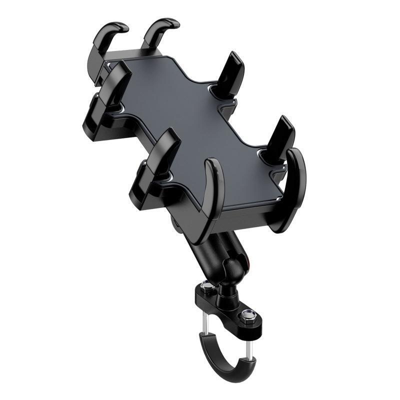 Motorcycle Handlebar Phone Stand Shockproof Anti Shedding Scooters Phone Holder