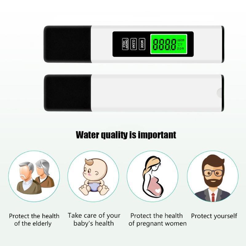 3 in 1 LCD Digital TDS EC PPM Meter Water Quality Purity Tester Drinking Monitor