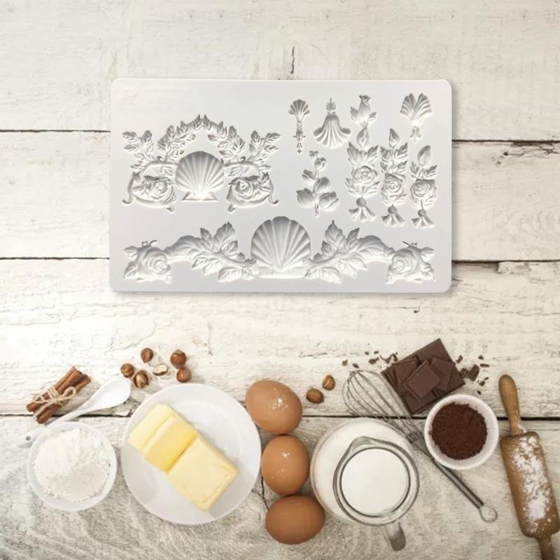 Silicone Fondant Moulds Cake Chocolate Decoration Handmade Soap Plaster Molds
