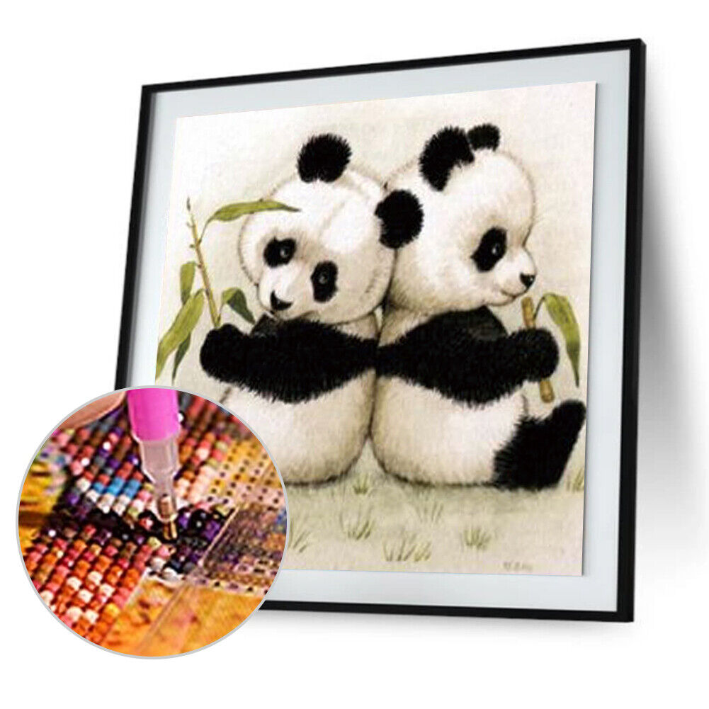 DIY 5D Embroidery Lovely Panda Diamond Painting Handmade Cross Stitch Craft
