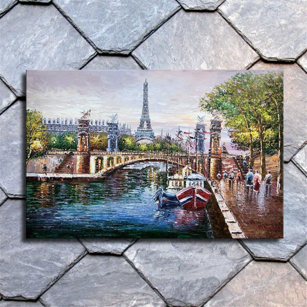 Abstract Paris Eiffel Tower Home Decor HD Canvas Picture Wall Art Painting Gift