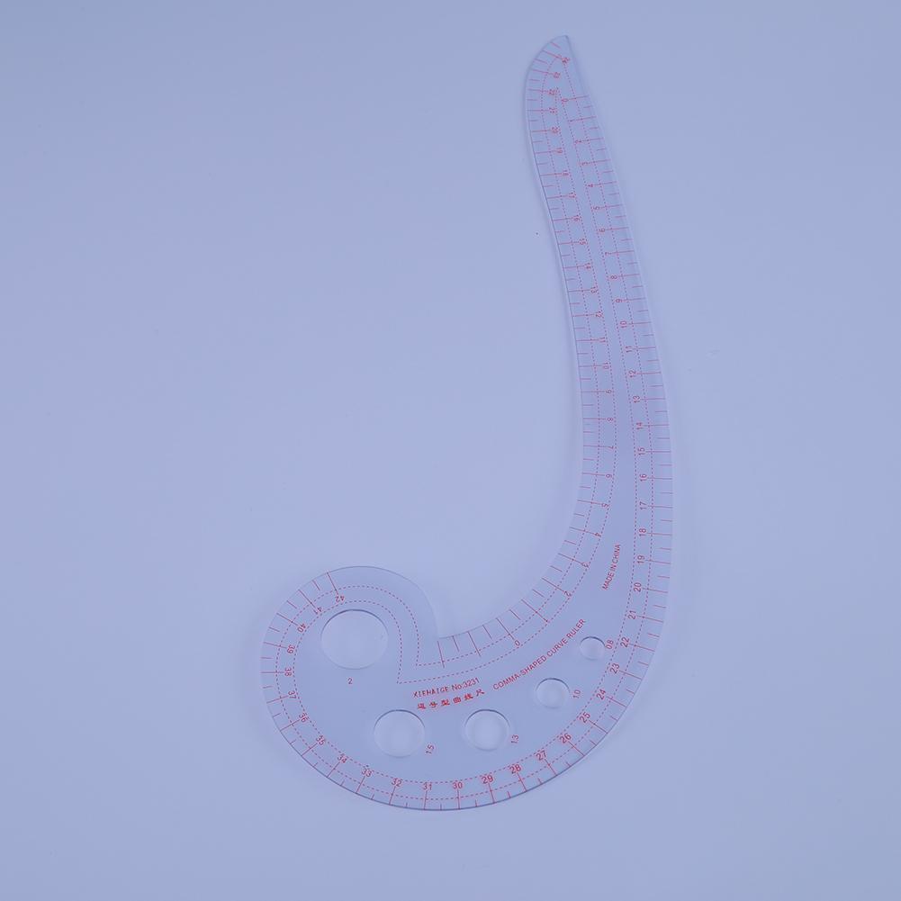 Comma Shaped Designers Curve Ruler for Dressmaking Tailor Support Tools
