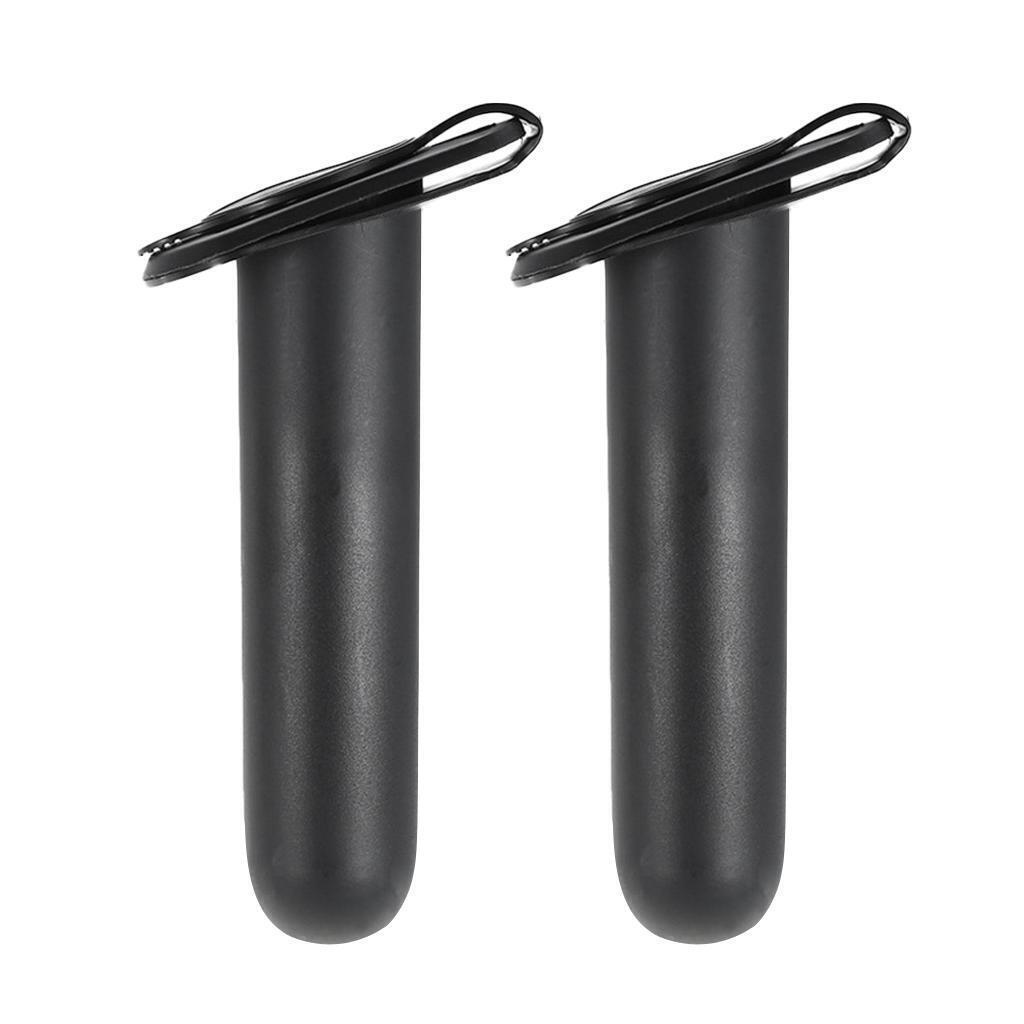 2Pcs Plastic ing Fishing Boat Rod Holder with Cap Cover Kayak Canoe Accessories