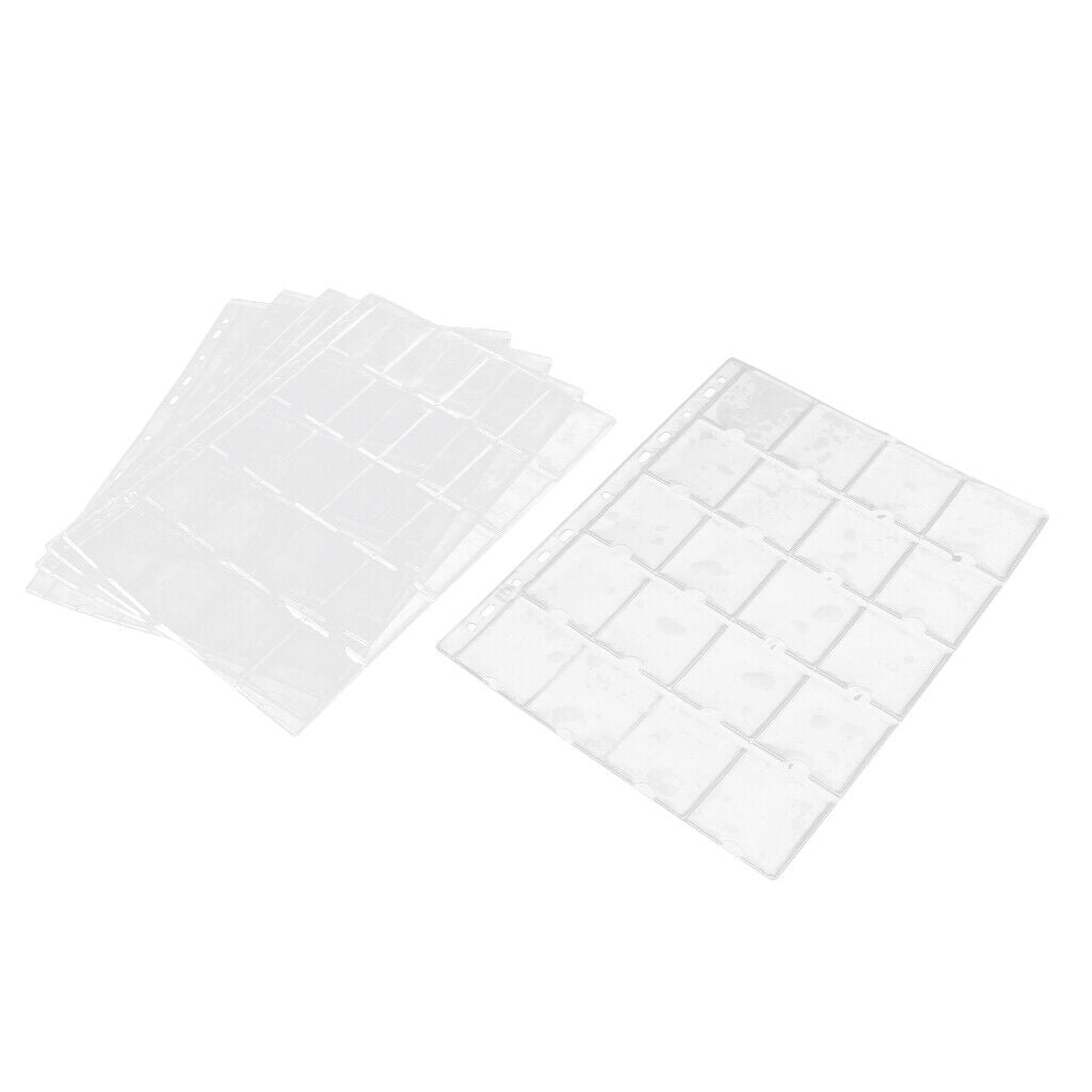 10 Sheet  Holder  Collection Album Sleeve  Sheet 200 Pockets