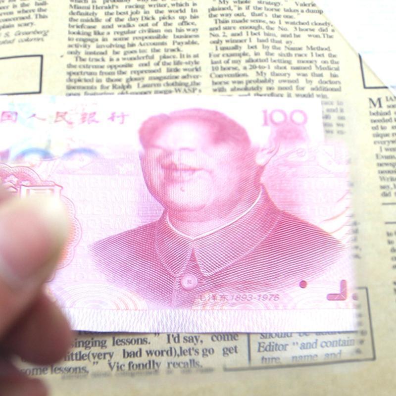 Reading Magnifier Lens PVC Credit Card Size Reading Magnifying Lens Wallet Lens