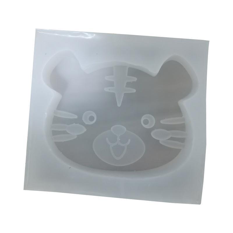 Creative Silicone Molds Cute Tiger Shaped Cake Moulds Cartoon Biscuit Baking Pan