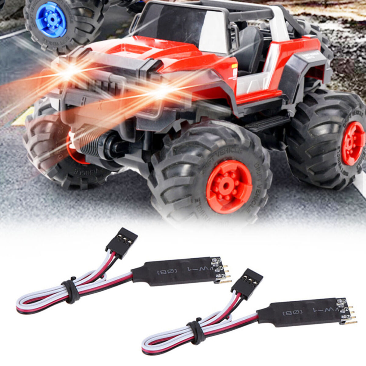CH3 LED Light Controller System for 1/12 1/10 1/8 1/5 RC Car Axial Scx10