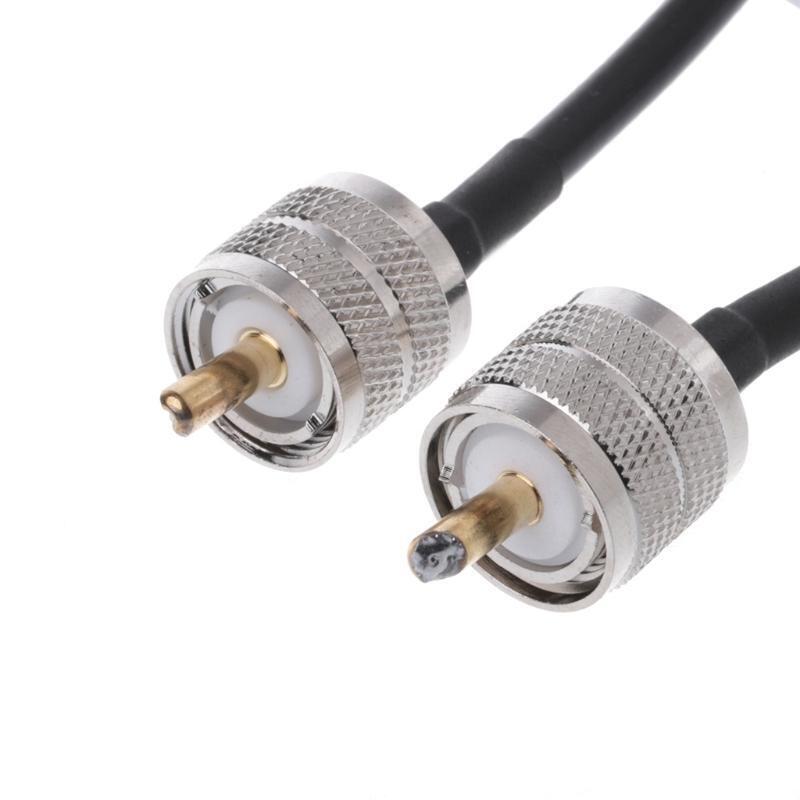 RF Coaxial Cable Connector UHF PL259 Male to UHF Male PL259 RG58 Pigtail Cable