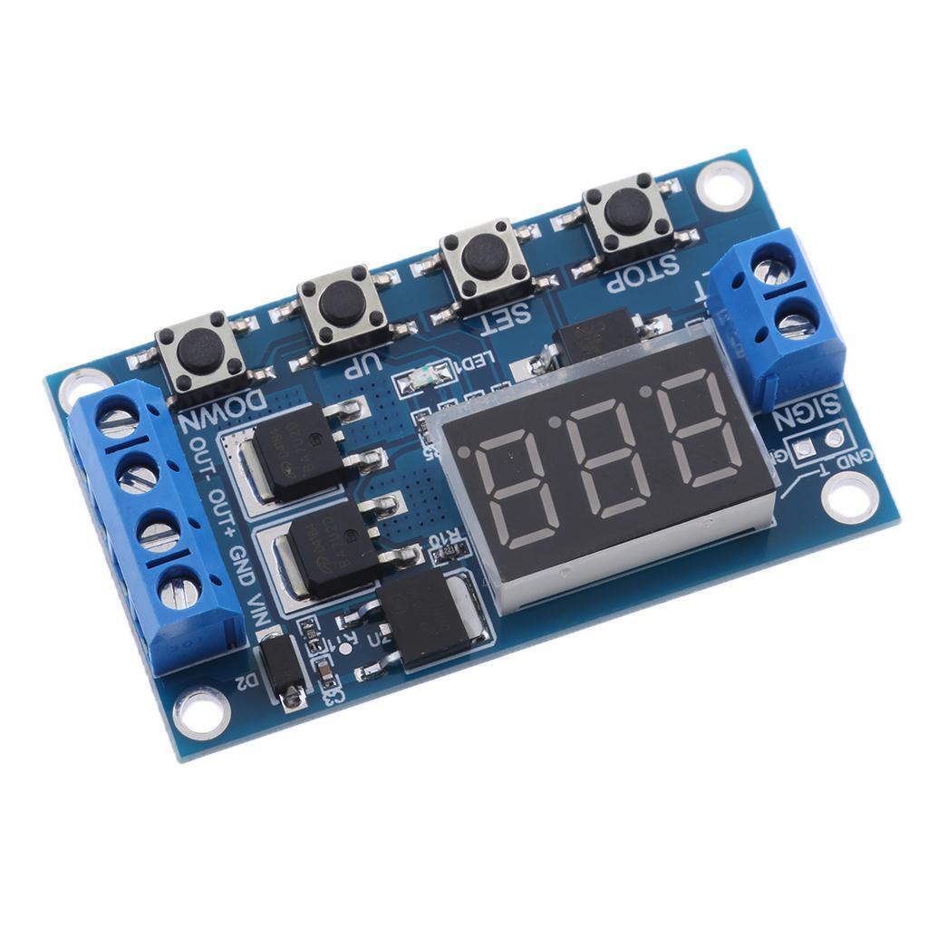 LED Digital Display Delay Timer Switch/ Relay Module DC5V~36V Adjustable New
